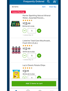 SCAN & GO AT SAM’S CLUB – EASY AS 1-2-3