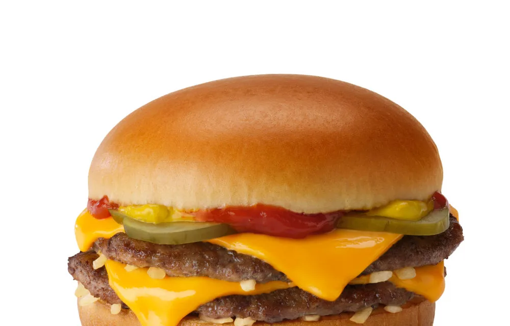 SEPTEMBER 15-NATIONAL DOUBLE CHEESEBURGER DAY